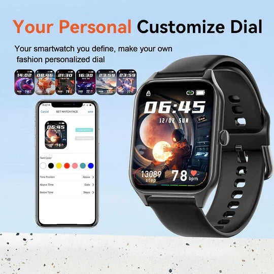 Smart Fitness Watch with Activity & Sleep Tracking