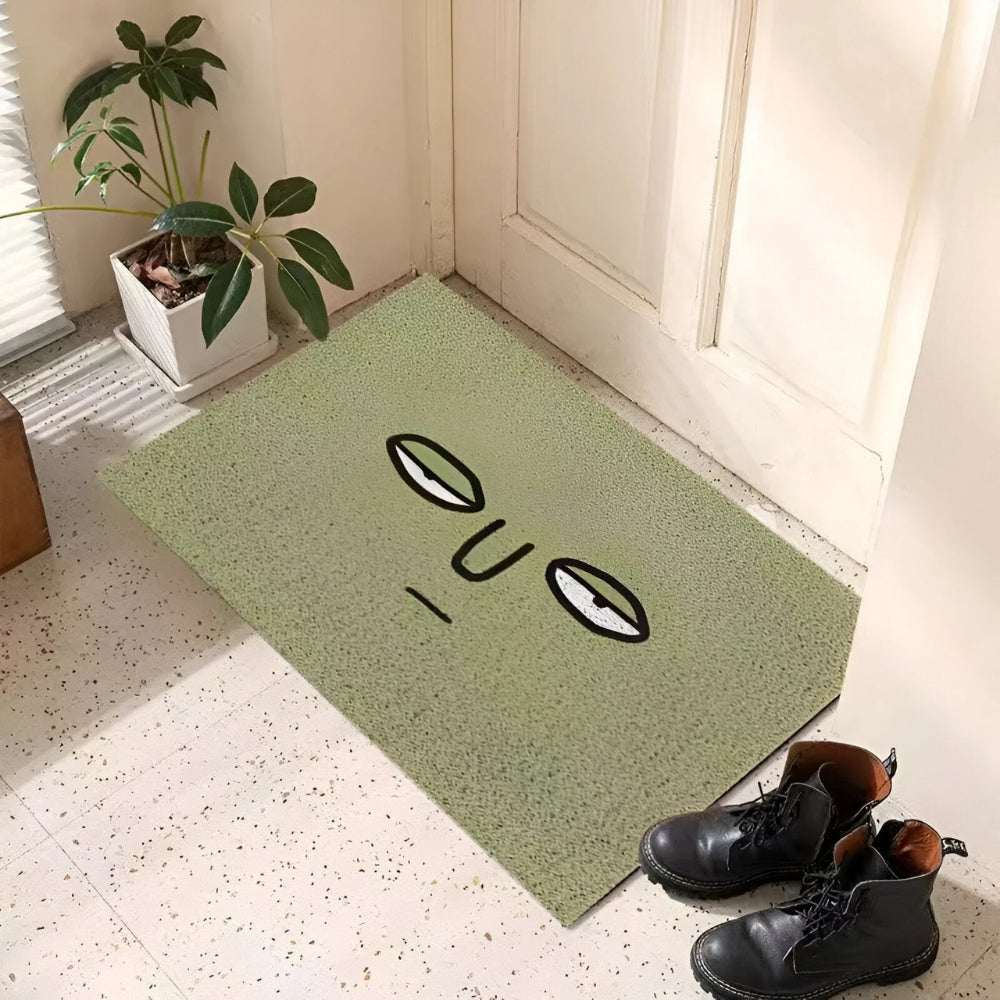 Smiley Face Non-Slip Doormat