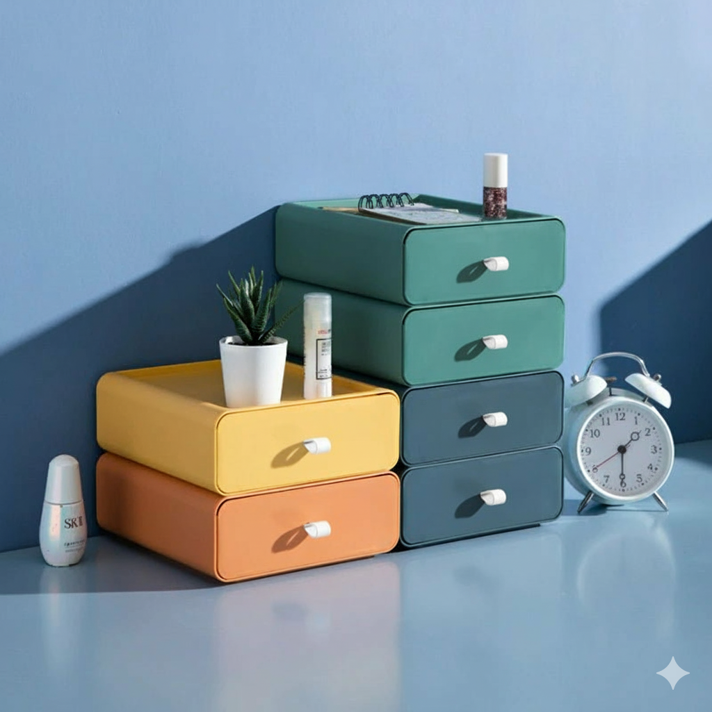 Stackable Plastic Storage Drawer