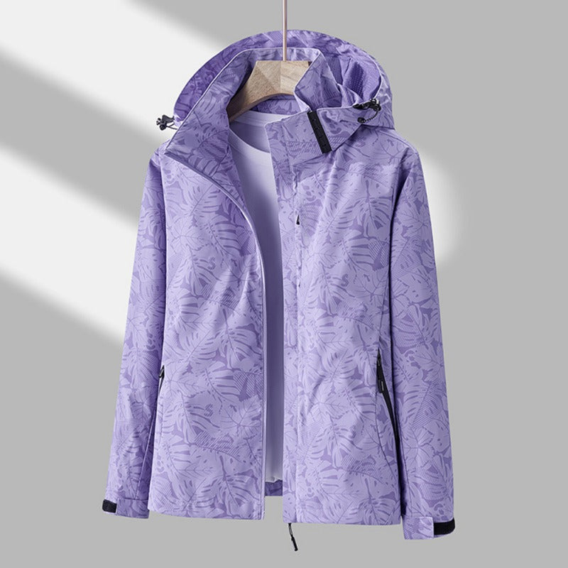 Women’s Lightweight Hooded Jacket with Adjustable Hood
