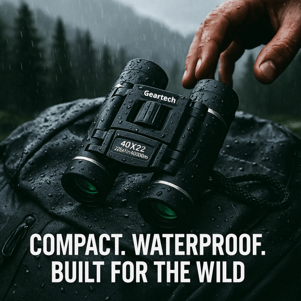 40x22 Compact Binoculars – Wide Field Pocket Optics