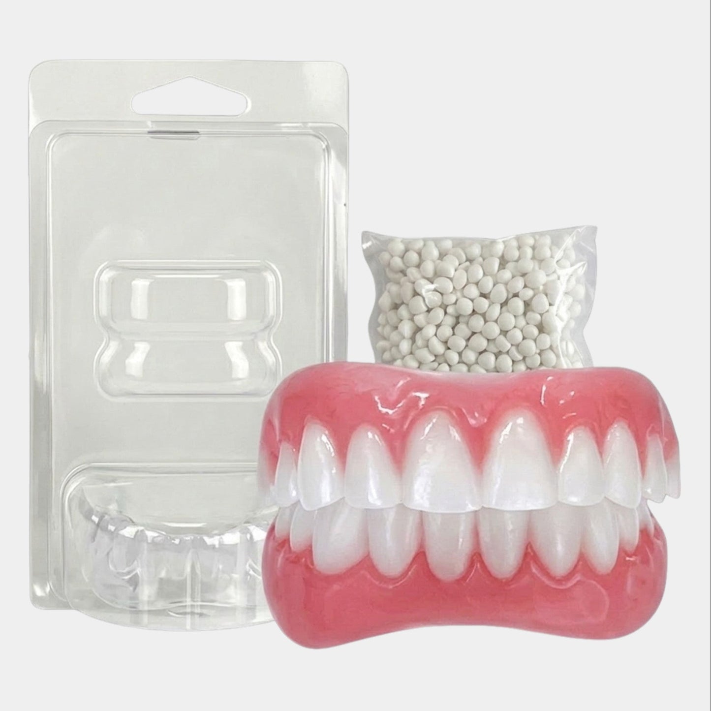 Removable Dental Comfort Set – Flexible Fit Silicone Upper & Lower Daily Support