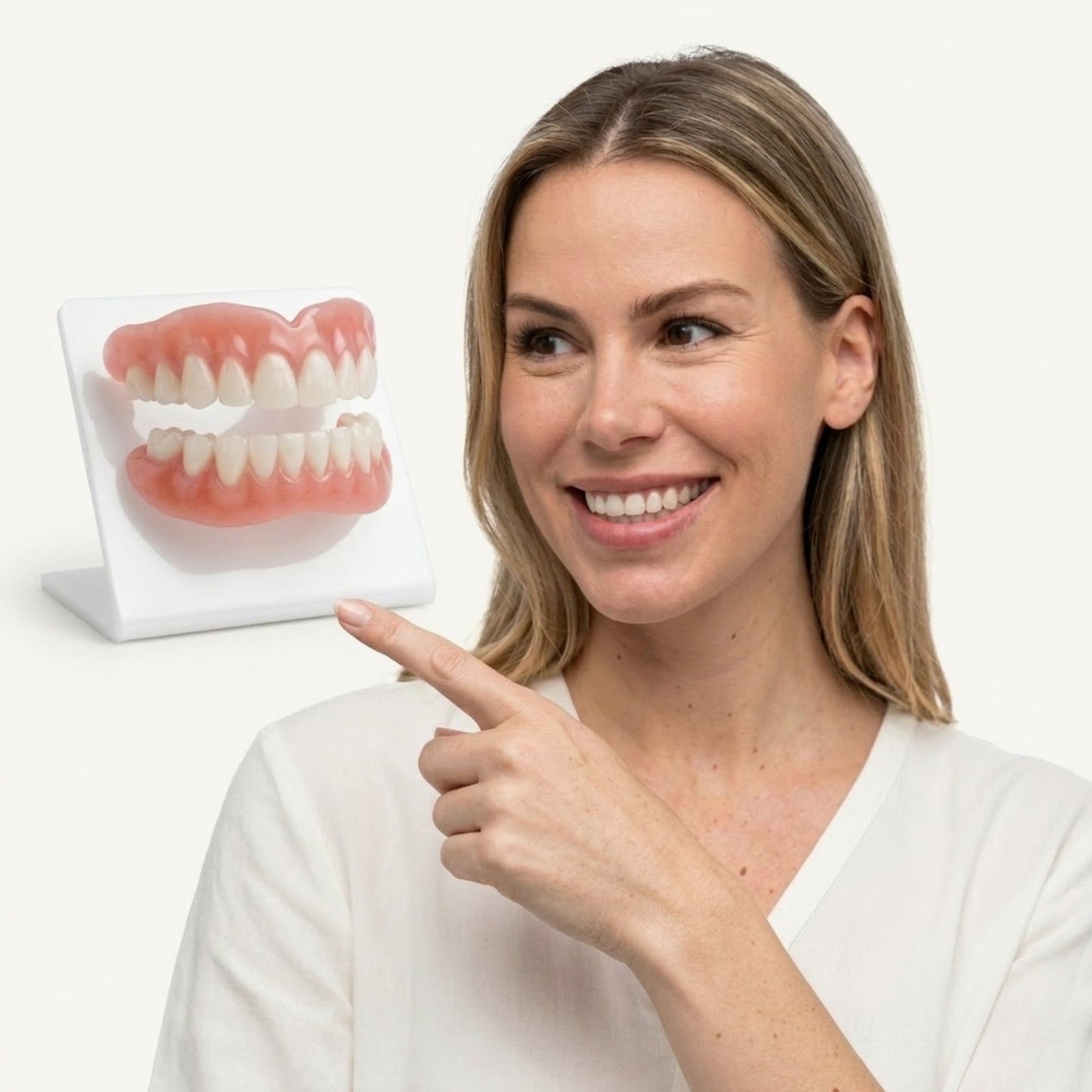 Removable Dental Comfort Set – Flexible Fit Silicone Upper & Lower Daily Support