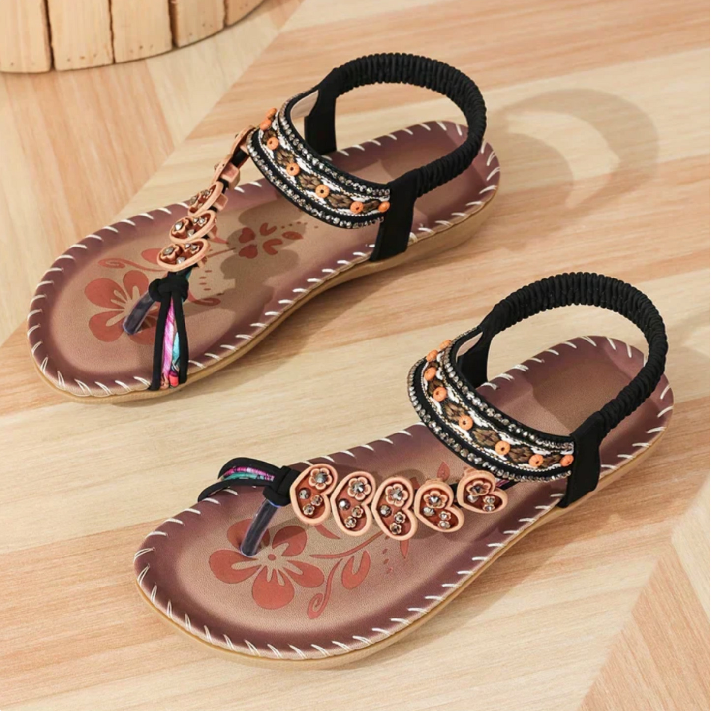 Women’s Orthopaedic Boho T-Strap Sandals