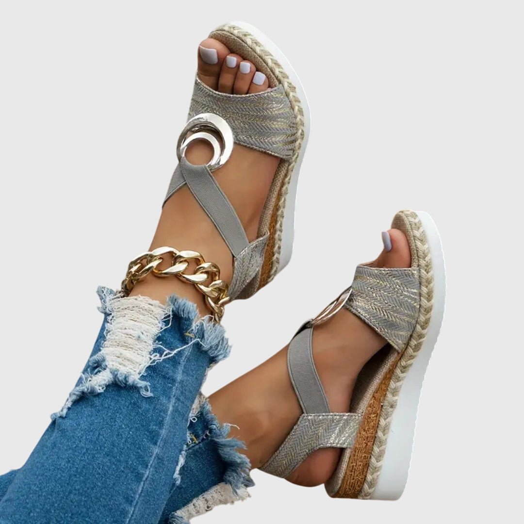 Women’s Orthopaedic Espadrille Platform Sandals