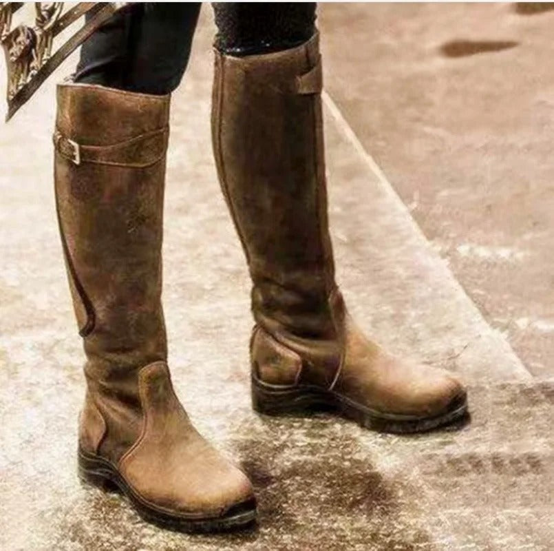 Women’s Lace-Up Outdoor Boots – Cushioned Everyday Style