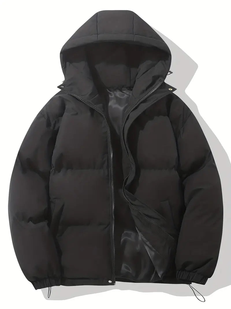 Women’s Hooded Winter Jacket – Classic Longline Style