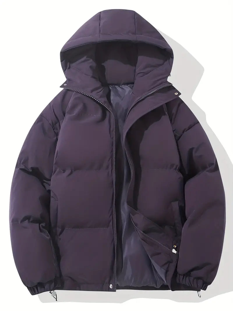 Women’s Hooded Winter Jacket – Classic Longline Style