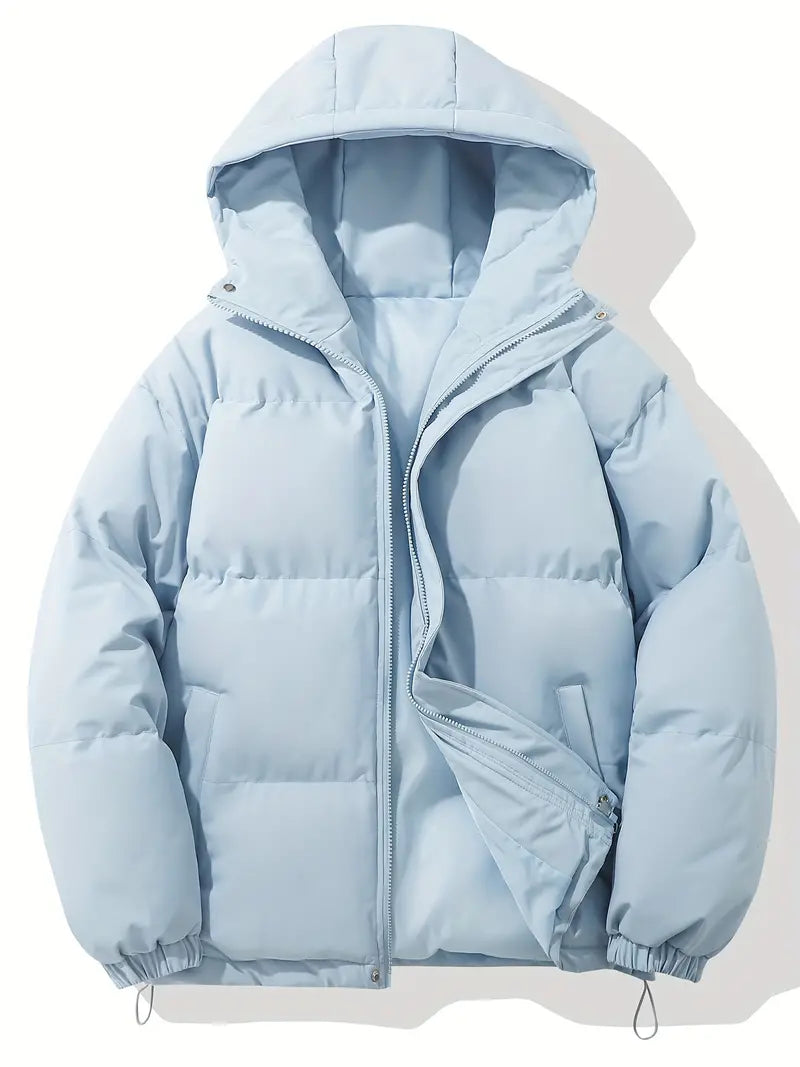 Women’s Hooded Winter Jacket – Classic Longline Style