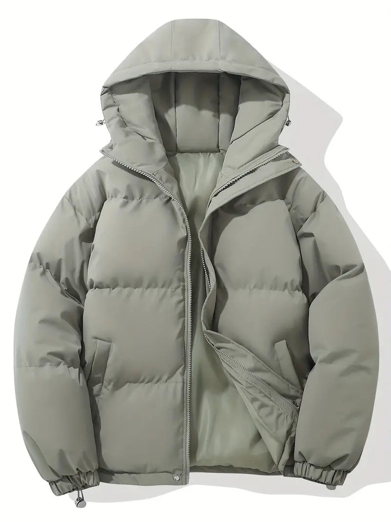 Women’s Hooded Winter Jacket – Classic Longline Style