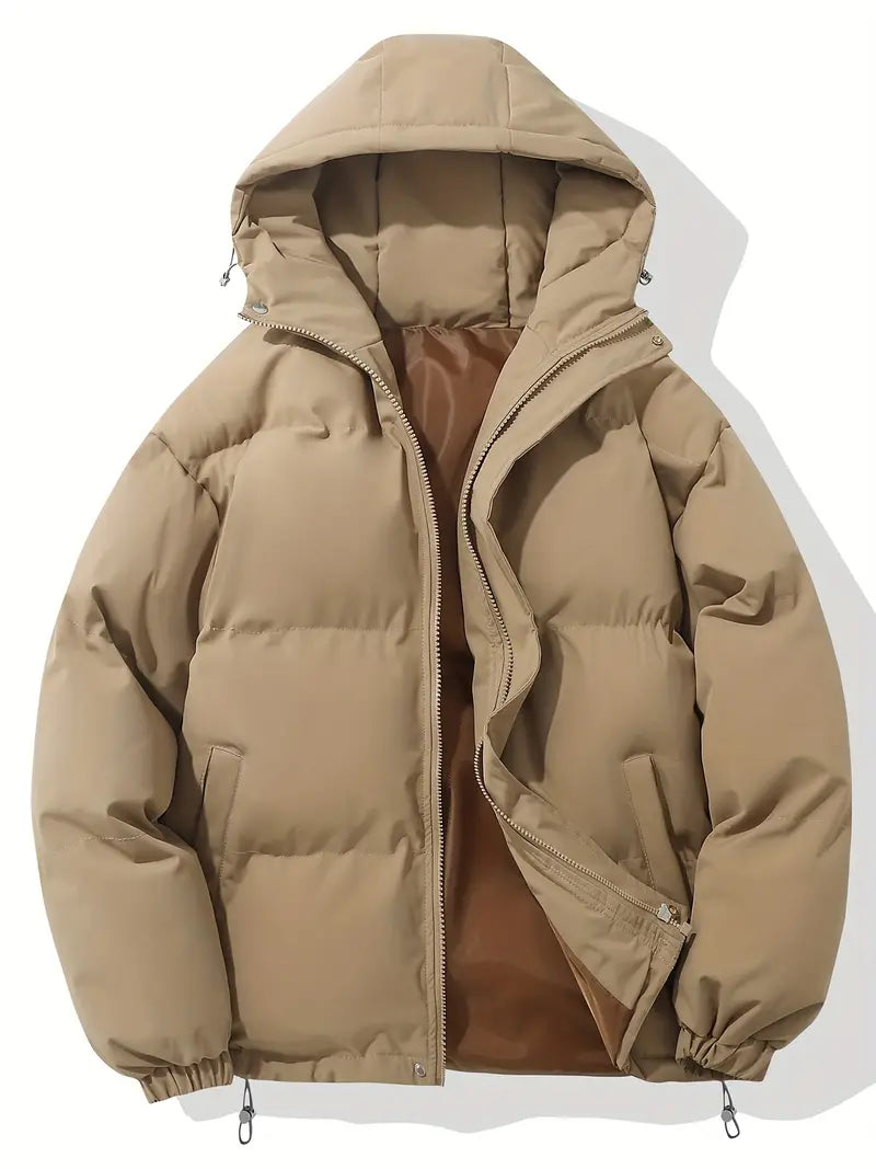 Women’s Hooded Winter Jacket – Classic Longline Style